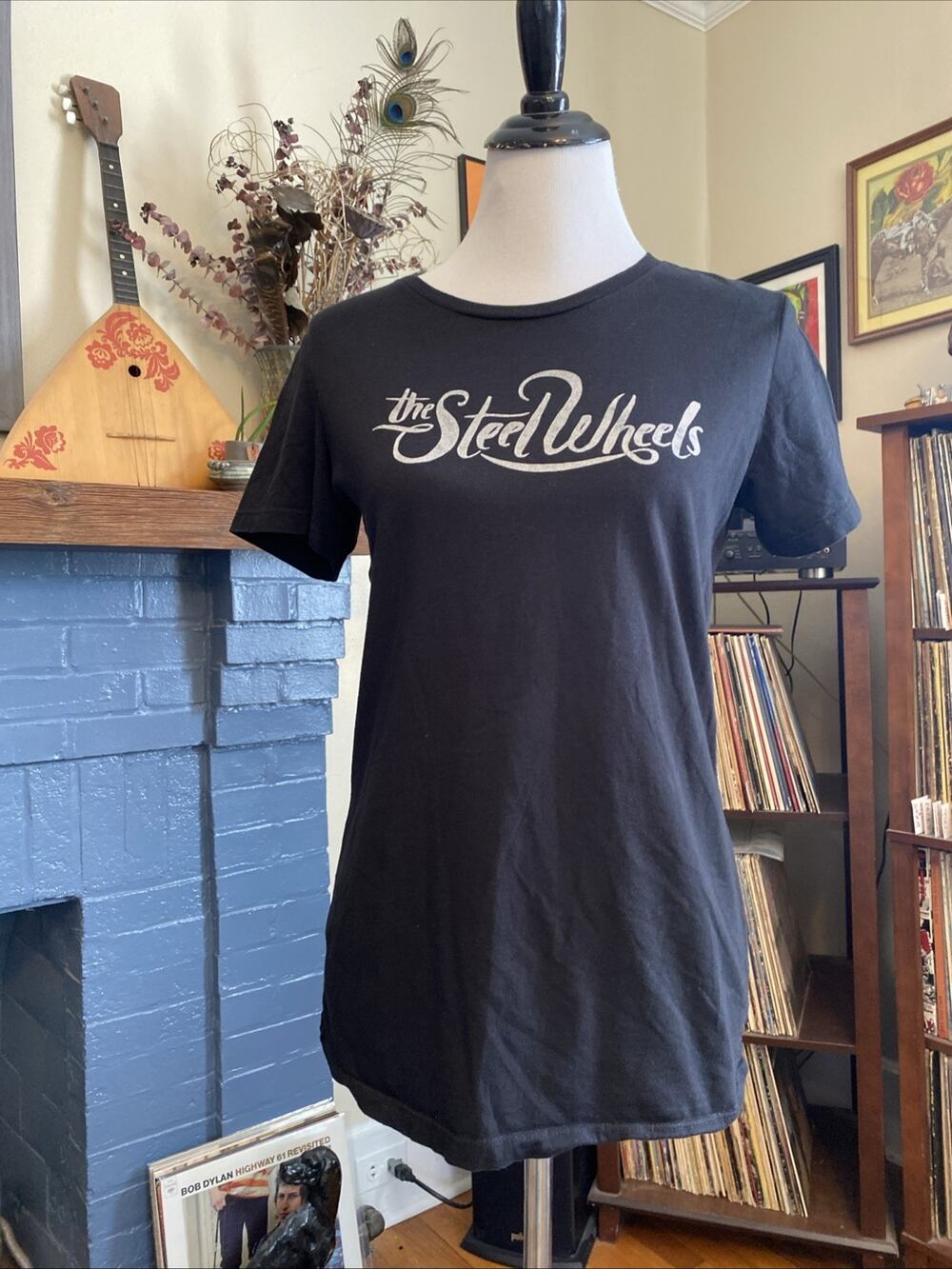 The Steel Wheels Womans XL Babydoll Band T Festival Merch Redwing